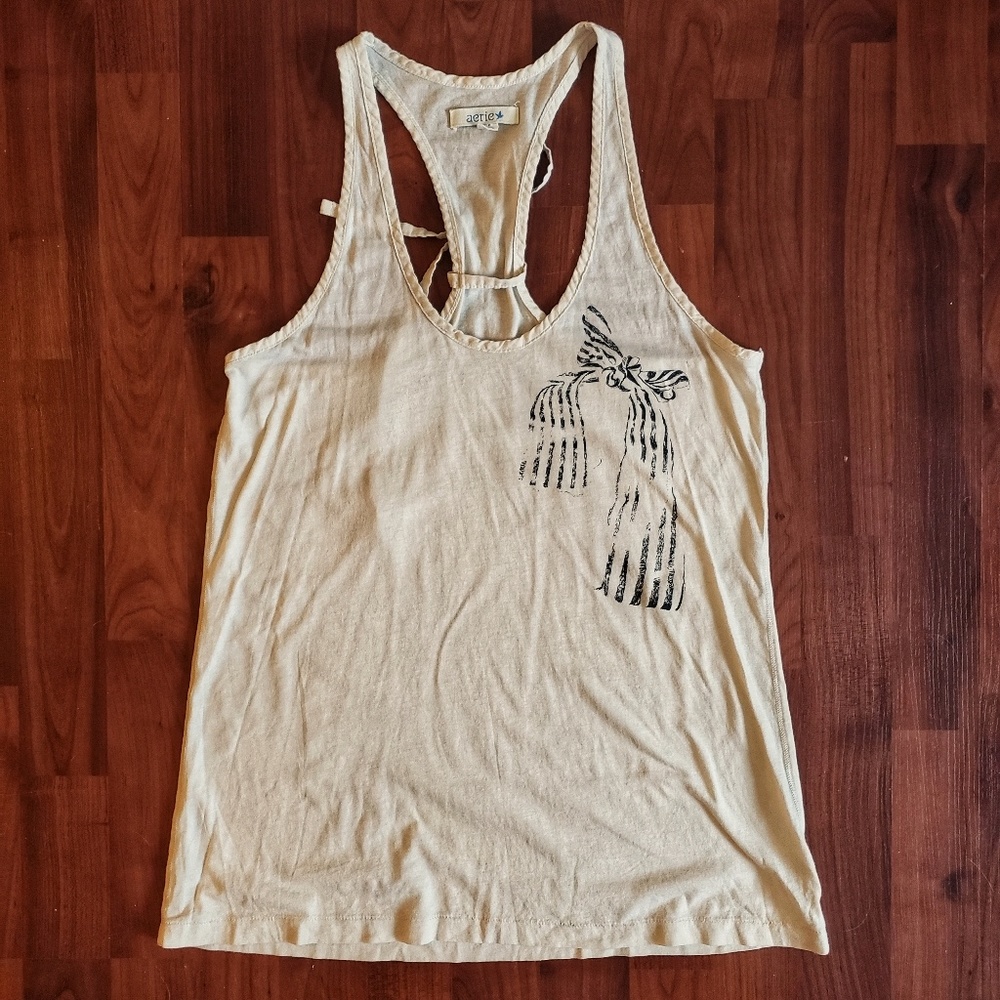 3/$25 Aerie American Eagle racerback bow tank
